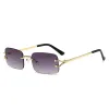 Gold-Frame Gradient Gray Lenses