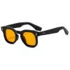 Bright Black Framed Orange