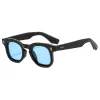 Bright Black Frame With Blue Lenses
