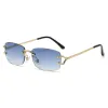 Gold Frame Gradient Blue