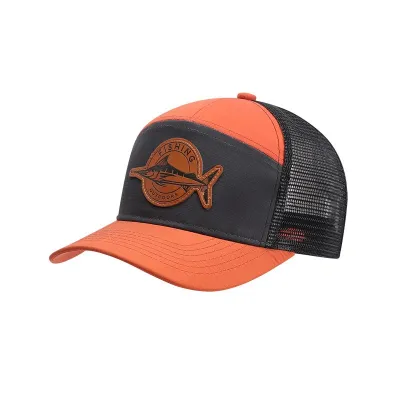 Fashion Casual Summer Solid Color Shark Label Embroidered Breathable Baseball Cap