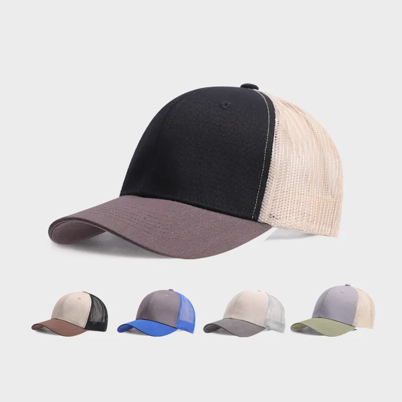 Fashion Casual Color Matching Minimalist Dome Baseball Cap