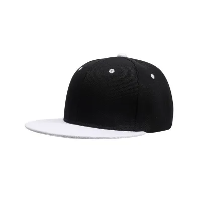 Men's Fashion Casual Color Matching Flat Brim Baseball Cap