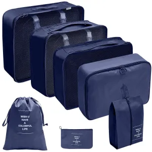 Fashion Casual Large Capacity Luggage Storage Bag Travel Seven-Piece Set