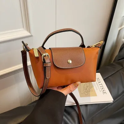 Women Fashion Casual Retro Dumpling Oxford Cloth Crossbody Bag