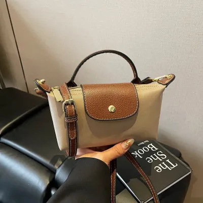 Women Fashion Casual Retro Dumpling Oxford Cloth Crossbody Bag