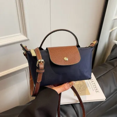 Women Fashion Casual Retro Dumpling Oxford Cloth Crossbody Bag