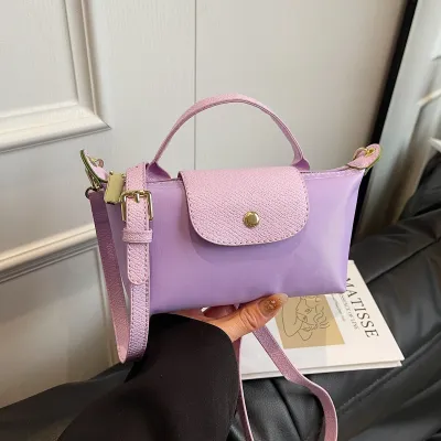 Women Fashion Casual Retro Dumpling Oxford Cloth Crossbody Bag