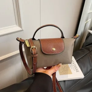 Women Fashion Casual Retro Dumpling Oxford Cloth Crossbody Bag