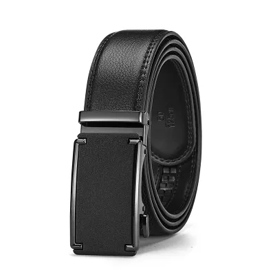 Men's Fashion Casual Cowhide Automatic Buckle Belt