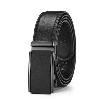Men's Fashion Casual Cowhide Automatic Buckle Belt