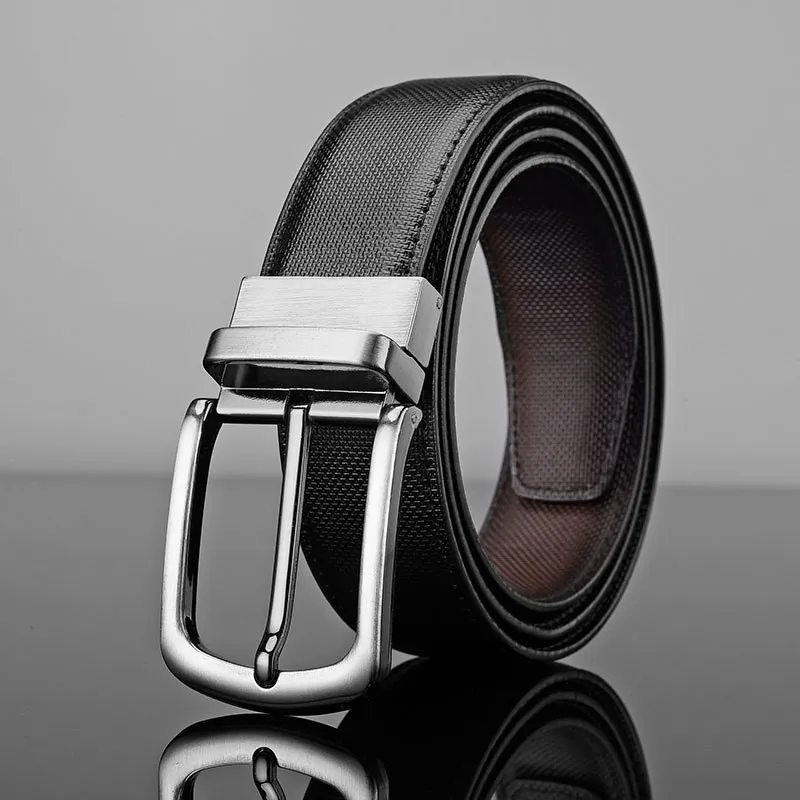 Men's Business Casual Microfiber Pin Buckle Belt