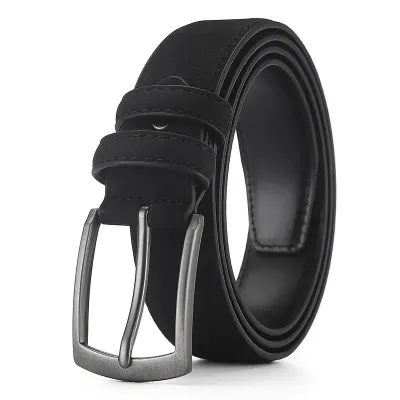 Men Fashion Casual Retro Suede Business Belt