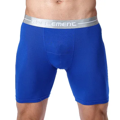 Men's Fashion Anti-Wear Quick-Drying Solid Color Mid-Waist Viscose Underwear