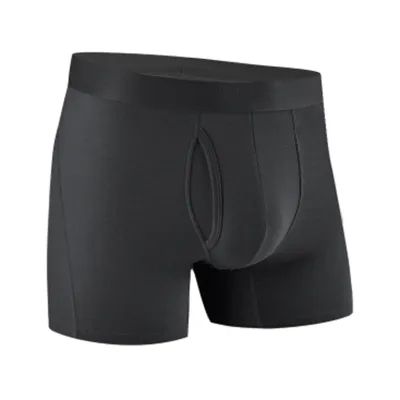 Men Fashion Simple Solid Color Anti-Wear High Elastic Cotton Breathable U-Shaped Underwear