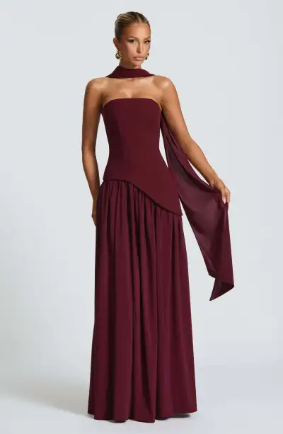 Women'S Fashion Elegant Solid Color Stitching Sleeveless Backless Split Dress