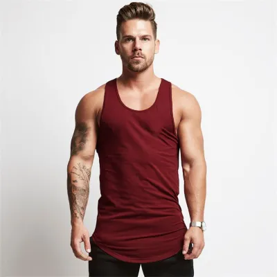Men's Fashion Casual Summer Solid Color Tank Top Loose Fit S-5XL