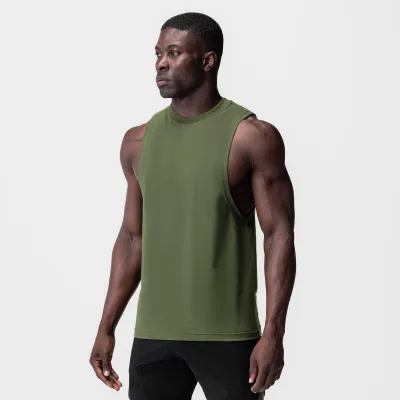 Men's Fashion Casual Solid Color Round Neck Sleeveless Tank Top