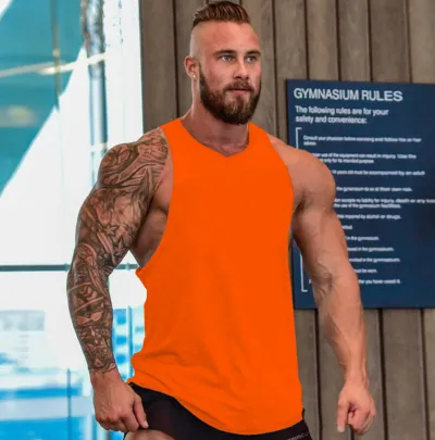Men's Fashion Casual Solid Color Loose Sleeveless Tank Top