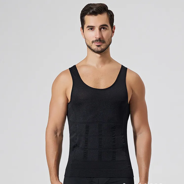 Men's Fashion Casual Solid Color Seamless Breathable Tank Top