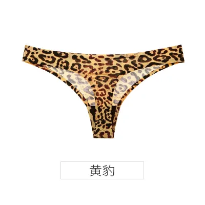 Women Fashion Sexy Simple Printed Traceless Thong