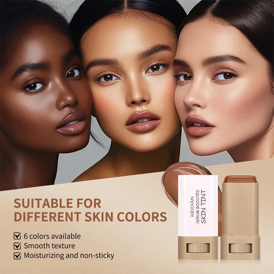 Rotating Foundation Makeup Concealer Foundation Liquid for Dry Skin Creamy Moisturizing