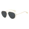 Gold Frame, Gray Lenses