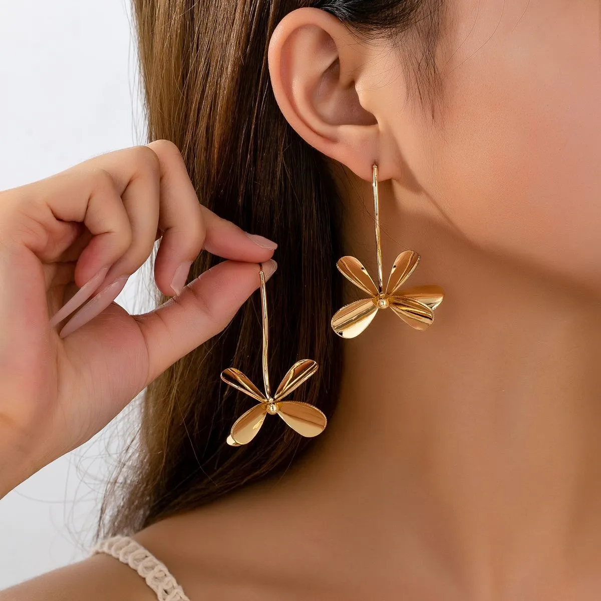 Women Fashion Floral Earrings