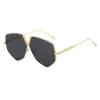 Gold Frame, Gray Lenses