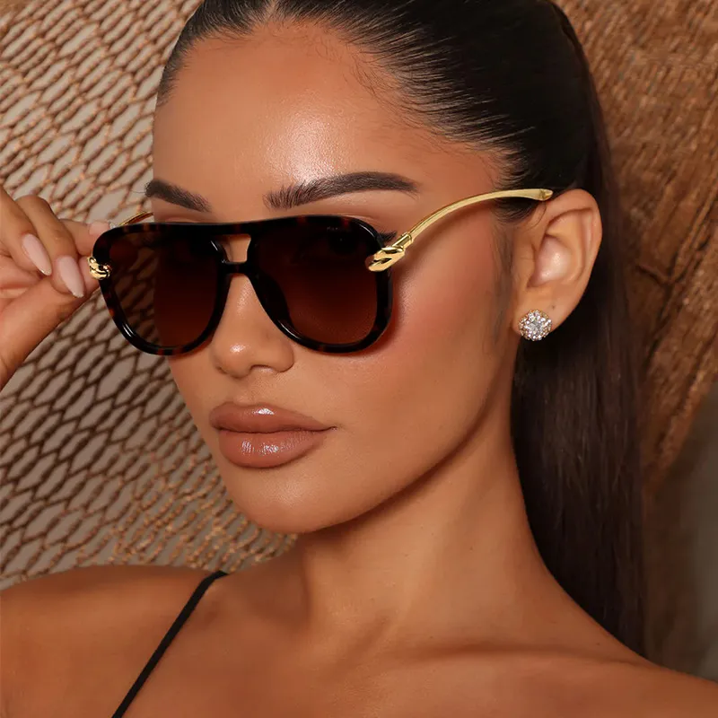 Women Fashion Simple Pilot Sunglasses