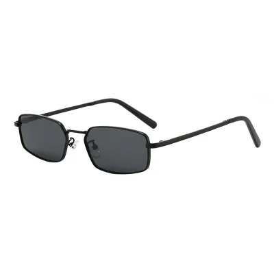 Women Fashion Metal Small Box Square Sunglasses