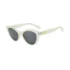 Transparent Beige Frame Gray Sheet