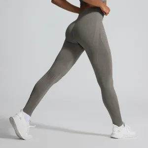 Women Fashion Casual Solid Color Jacquard Seamless Tight Hip Yoga Sports Leggings