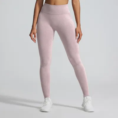Women Fashion Casual Solid Color Jacquard Seamless Tight Hip Yoga Sports Leggings