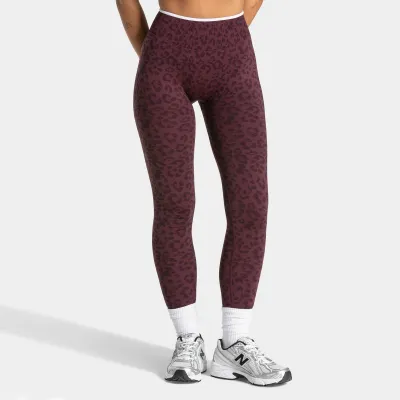 Women Fashion Leopard High Waist Seamless Yoga Sports Leggings