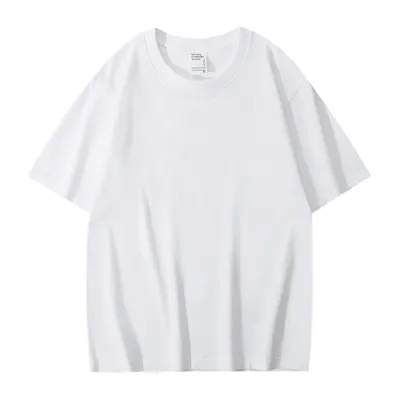Fashion Casual Summer Solid Color Round Neck Short-Sleeve Loose T-Shirt