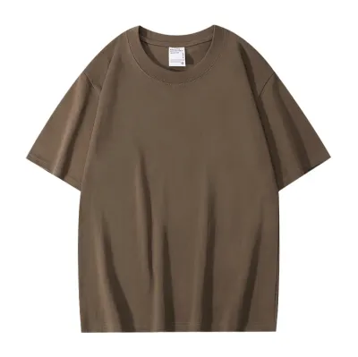 Fashion Casual Summer Solid Color Round Neck Short-Sleeve Loose T-Shirt