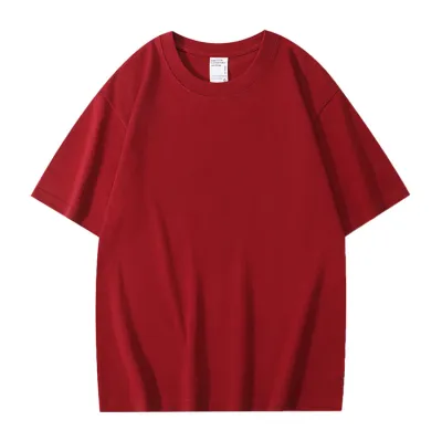 Fashion Casual Summer Solid Color Round Neck Short-Sleeve Loose T-Shirt