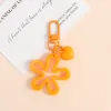 [Orange] Solid Color Large Hollow Floral