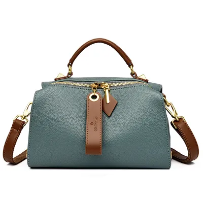 Women Fashion Casual Soft Genuine Leather Large Capacity Handbag