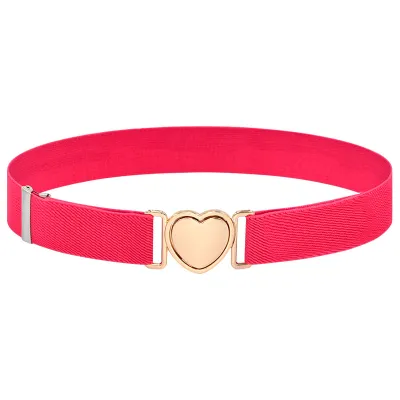 Kids Boys And Girls Fashion Casual Solid Color Adjustable Elastic Belt