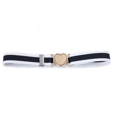 Kids Boys And Girls Fashion Casual Solid Color Adjustable Elastic Belt