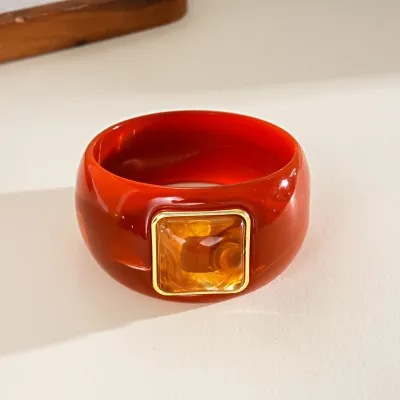 Women's Fashion Acrylic Square Gradient Bracelet