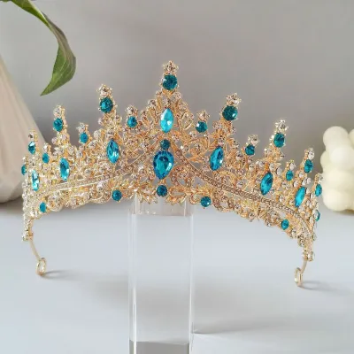 Rhinestone Princess Bridal Crown Hair Accessory for Women Party Wedding
