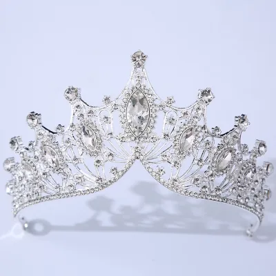 Women's Fashion Bridal Crown Headwear Accessories for Wedding Party