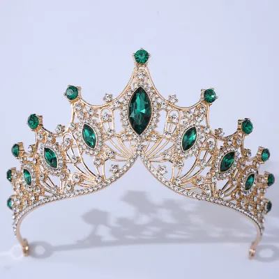 Women's Fashion Bridal Crown Headwear Accessories for Wedding Party