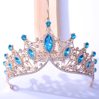 Women's Fashion Bridal Crown Headwear Accessories for Wedding Party
