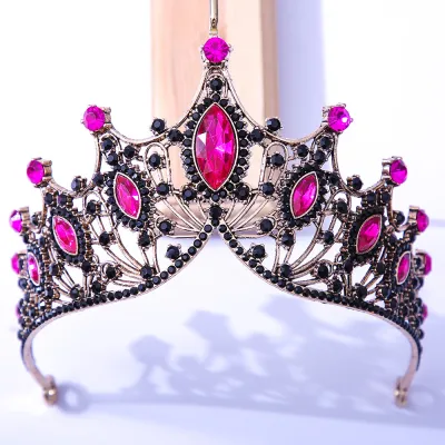 Women's Fashion Bridal Crown Headwear Accessories for Wedding Party