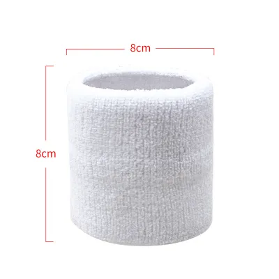 Fashion Solid Color High Elastic Sports Wrist Band Protector for Home Fitness