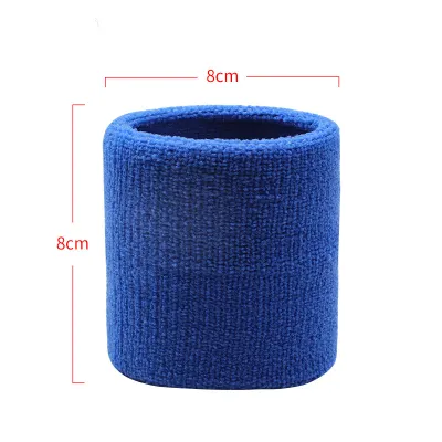 Fashion Solid Color High Elastic Sports Wrist Band Protector for Home Fitness